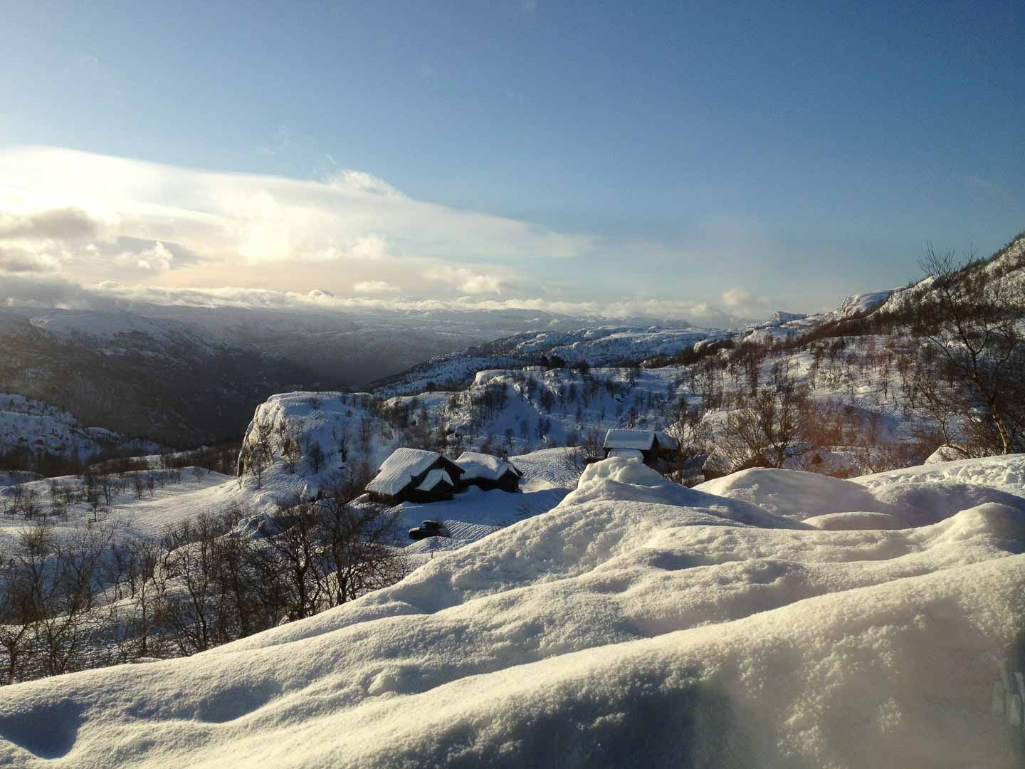 Fjellbergsskardet vinter